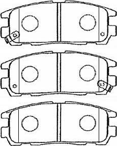 AISIN J2N016 - Kit de plaquettes de frein, frein à disque cwaw.fr