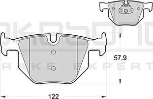 Akebono AN-4571K - Kit de plaquettes de frein, frein à disque cwaw.fr