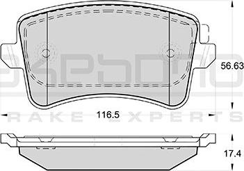 Akebono AN-4690WKE - Kit de plaquettes de frein, frein à disque cwaw.fr