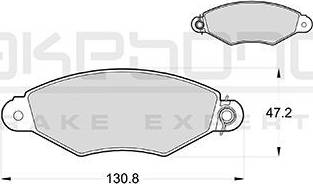 Akebono AN-4056K - Kit de plaquettes de frein, frein à disque cwaw.fr