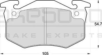 Akebono AN-4013KE - Kit de plaquettes de frein, frein à disque cwaw.fr