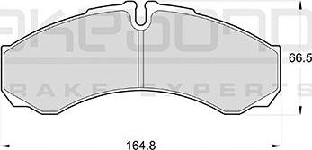 Akebono AN-4298KE - Kit de plaquettes de frein, frein à disque cwaw.fr