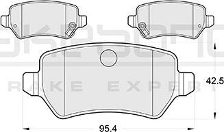 Akebono AN-4283WKE - Kit de plaquettes de frein, frein à disque cwaw.fr