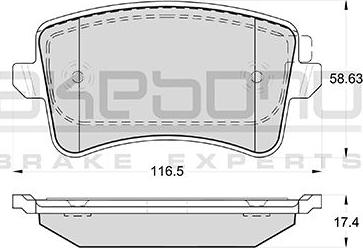 Akebono AN-4751K - Kit de plaquettes de frein, frein à disque cwaw.fr