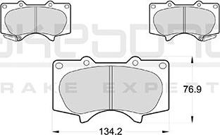 Akebono AN-690WK - Kit de plaquettes de frein, frein à disque cwaw.fr