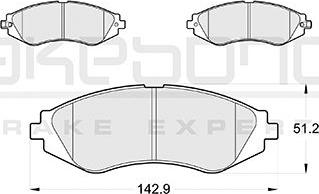 Akebono AN-8120K - Kit de plaquettes de frein, frein à disque cwaw.fr