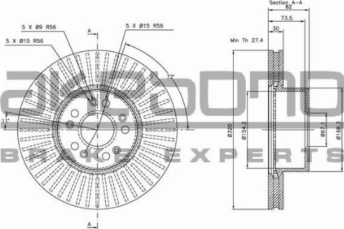 Akebono BN-0902 - Disque de frein cwaw.fr