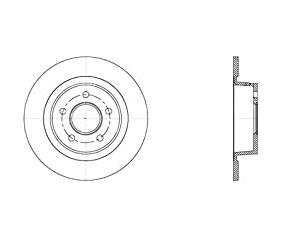 Akebono BN-0562 - Disque de frein cwaw.fr