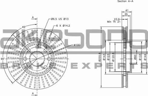 Akebono BN-0058E - Disque de frein cwaw.fr