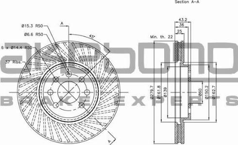 Akebono BN-0069 - Disque de frein cwaw.fr