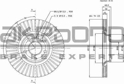 Akebono BN-0024 - Disque de frein cwaw.fr