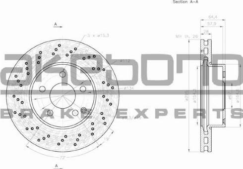 Akebono BN-0078 - Disque de frein cwaw.fr