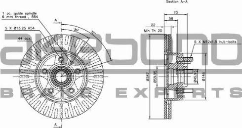 Akebono BN-0807 - Disque de frein cwaw.fr