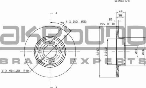 Akebono BN-0393 - Disque de frein cwaw.fr