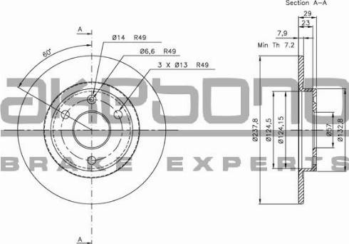 Akebono BN-0317 - Disque de frein cwaw.fr