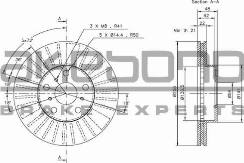 Akebono BN-1161E - Disque de frein cwaw.fr