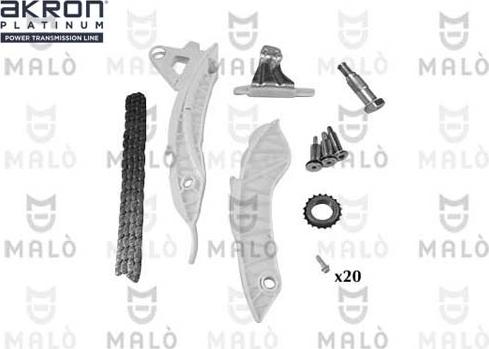 AKRON-MALÒ 909023 - Kit de distribution par chaîne cwaw.fr