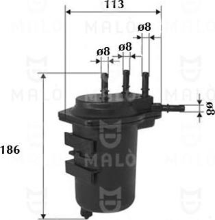 AKRON-MALÒ 1520019 - Filtre à carburant cwaw.fr