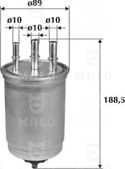 AKRON-MALÒ 1520017 - Filtre à carburant cwaw.fr