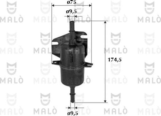 AKRON-MALÒ 1520089 - Filtre à carburant cwaw.fr