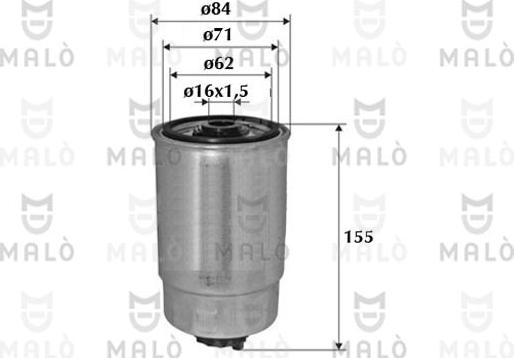 AKRON-MALÒ 1520084 - Filtre à carburant cwaw.fr