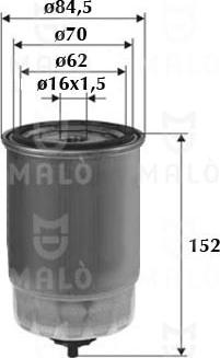 AKRON-MALÒ 1520143 - Filtre à carburant cwaw.fr