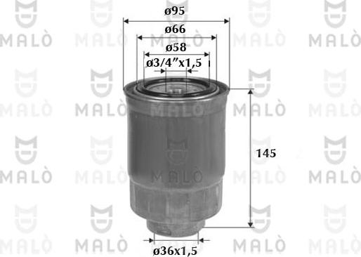 AKRON-MALÒ 1520100 - Filtre à carburant cwaw.fr