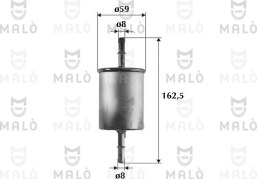 AKRON-MALÒ 1520116 - Filtre à carburant cwaw.fr