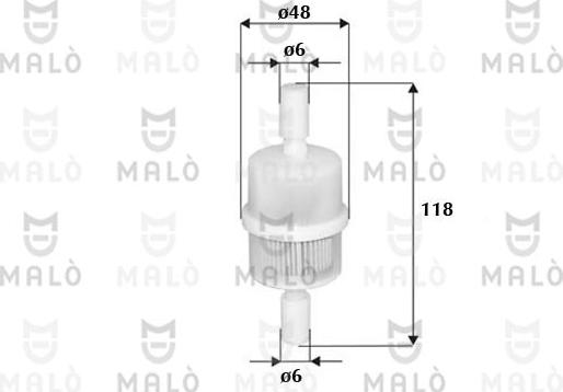 AKRON-MALÒ 1520111 - Filtre à carburant cwaw.fr