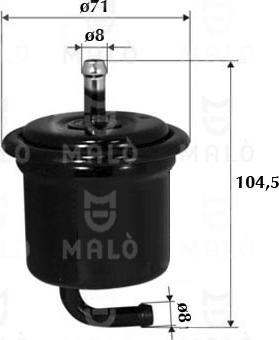 AKRON-MALÒ 1520187 - Filtre à carburant cwaw.fr