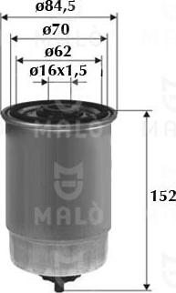 AKRON-MALÒ 1520136 - Filtre à carburant cwaw.fr