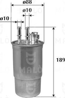 AKRON-MALÒ 1520129 - Filtre à carburant cwaw.fr