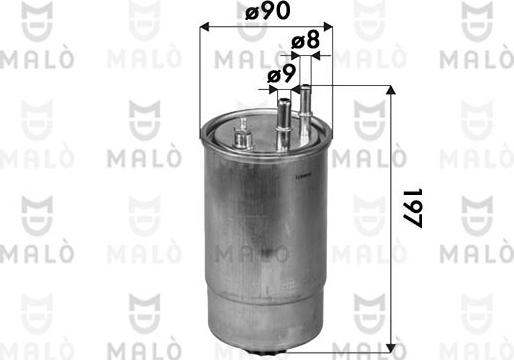 AKRON-MALÒ 1520244 - Filtre à carburant cwaw.fr