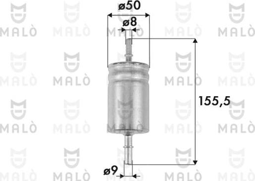 AKRON-MALÒ 1520248 - Filtre à carburant cwaw.fr