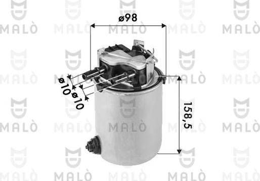 AKRON-MALÒ 1520255 - Filtre à carburant cwaw.fr