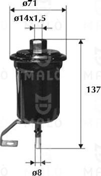 AKRON-MALÒ 1520200 - Filtre à carburant cwaw.fr