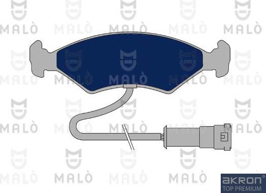 AKRON-MALÒ 1050515 - Kit de plaquettes de frein, frein à disque cwaw.fr