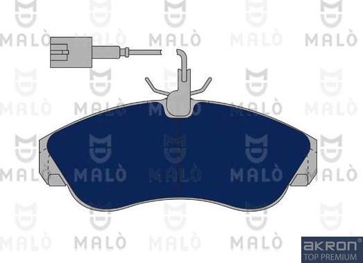 AKRON-MALÒ 1050511 - Kit de plaquettes de frein, frein à disque cwaw.fr