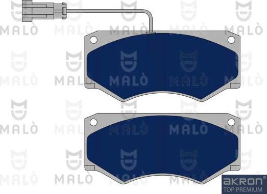 AKRON-MALÒ 1050606 - Kit de plaquettes de frein, frein à disque cwaw.fr