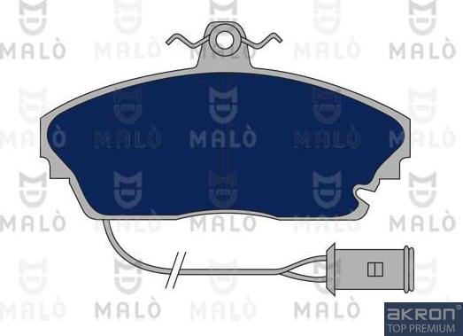 AKRON-MALÒ 1050680 - Kit de plaquettes de frein, frein à disque cwaw.fr