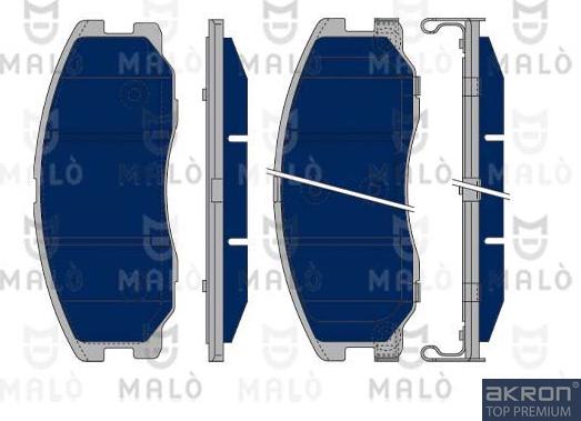 AKRON-MALÒ 1050099 - Kit de plaquettes de frein, frein à disque cwaw.fr