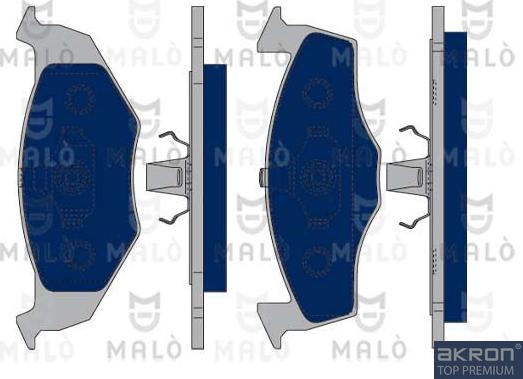 AKRON-MALÒ 1050091 - Kit de plaquettes de frein, frein à disque cwaw.fr