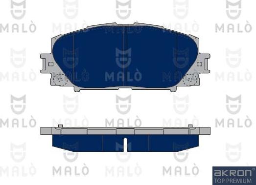 AKRON-MALÒ 1050040 - Kit de plaquettes de frein, frein à disque cwaw.fr