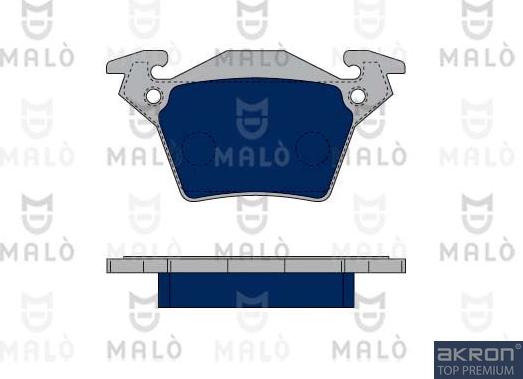 AKRON-MALÒ 1050054 - Kit de plaquettes de frein, frein à disque cwaw.fr