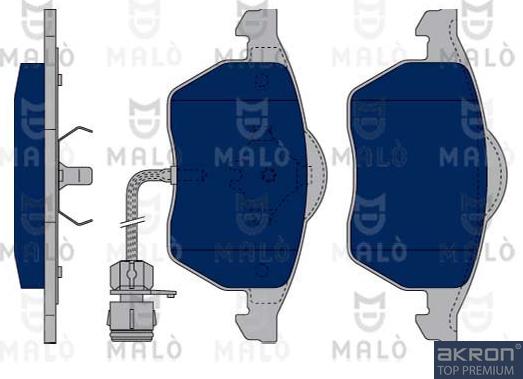 AKRON-MALÒ 1050057 - Kit de plaquettes de frein, frein à disque cwaw.fr