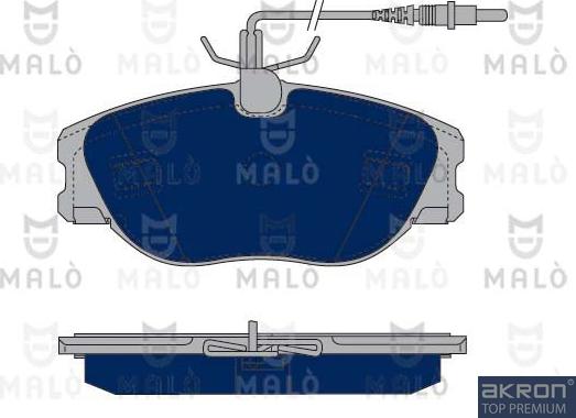 AKRON-MALÒ 1050065 - Kit de plaquettes de frein, frein à disque cwaw.fr