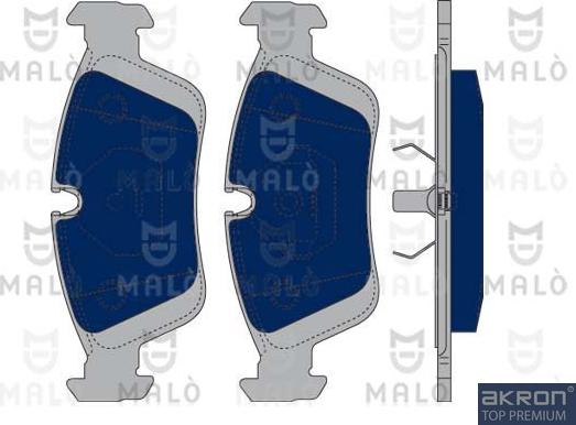 AKRON-MALÒ 1050061 - Kit de plaquettes de frein, frein à disque cwaw.fr