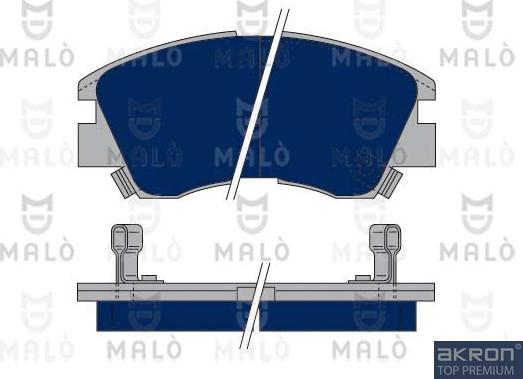 AKRON-MALÒ 1050009 - Kit de plaquettes de frein, frein à disque cwaw.fr