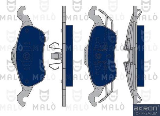 AKRON-MALÒ 1050005 - Kit de plaquettes de frein, frein à disque cwaw.fr