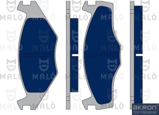 AKRON-MALÒ 1050014 - Kit de plaquettes de frein, frein à disque cwaw.fr